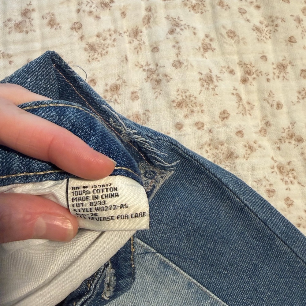 Altar'd State Two-Tone Patchwork Flare Jeans - Picture 3 of 8